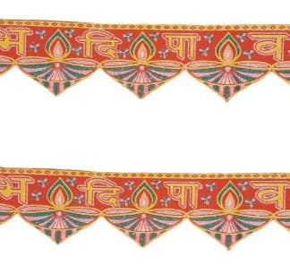 Cotton Diwali Toran – 88cm Traditional Handmade Door Hanging
