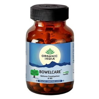 Organic India Bowelcare 60 Capsules Bottle