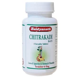 Baidyanath Chitrakadi Bati - 80 Tablets