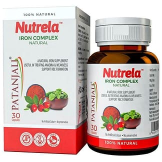Patanjali Nutrela Iron Complex Natural 30 Capsules