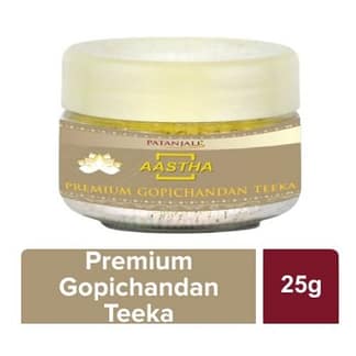 Patanjali Aastha Premium Gopichandan Teeka 25gm