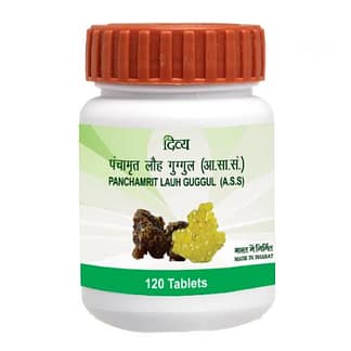 Patanjali Divya Panchamrit Lauh Guggul 120 Tablets