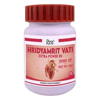Patanjali Divya Hridyamrit Vati Extra Power - 80 Tablets