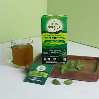 Organic India Tulsi Green Tea Classic 25 Tea Bags