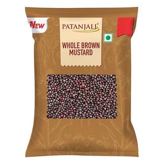 Patanjali Whole Brown Mustard (Rai) - 22gm