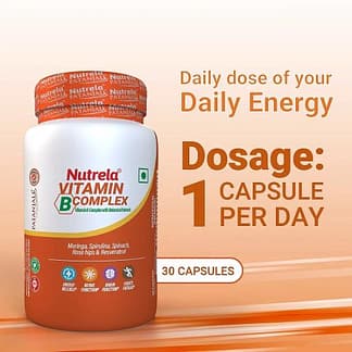 Patanjali Nutrela Vitamin B Complex - 30 Capsules