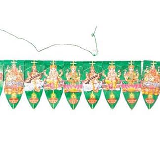 Lakshmi Ganesh Adjustable Toran – Traditional Festive Door Hanging for Diwali