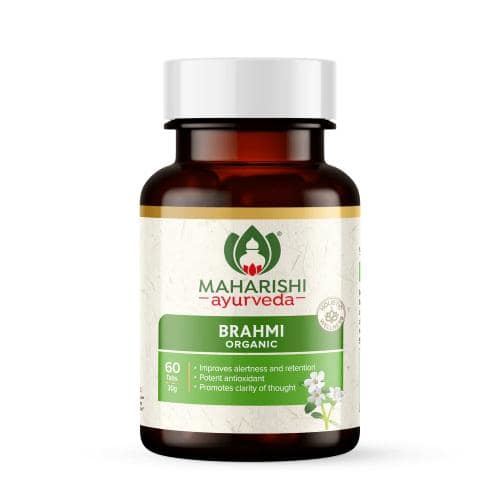 Maharishi Ayurveda Brahmi Tablets- For Memory And Stress Relief - 60 tabs